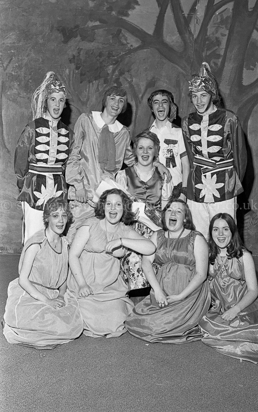 Barrhead High School's production of Patience 1976.